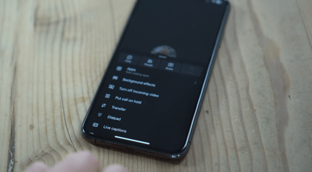 Screen showing richness of Microsoft Teams