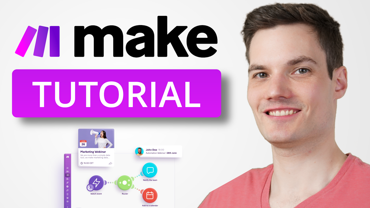 Make.com Workflow Automation Tutorial for Beginners – Kevin Stratvert