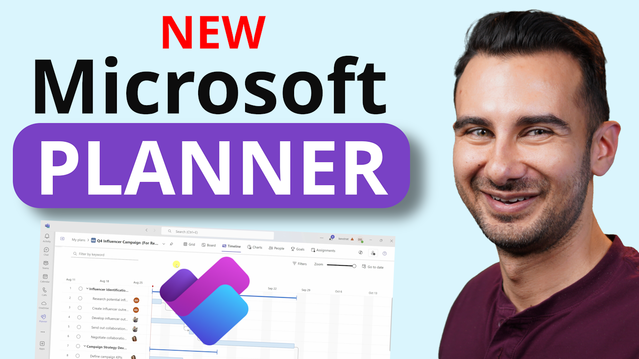 Planner Control The NEW Microsoft Planner (2024): NEVER Miss a Deadline Again – Kevin ...