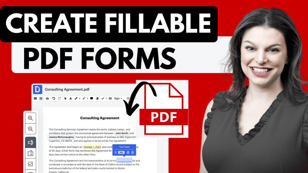 How to Create Fillable PDF Form w/ Signature for Free – Kevin Stratvert