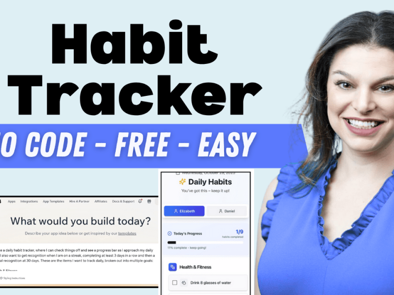 Build a FREE Habit Tracker App with Base44 – No coding&nbsp;required!