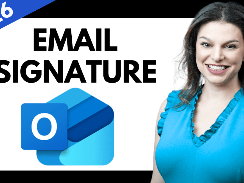 How to Create Outlook Email&nbsp;Signature