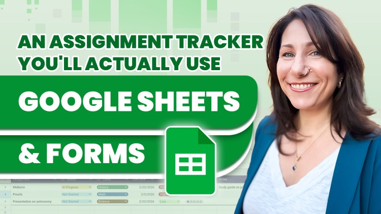 How to Create an Assignment Tracker in Google Sheets (With&nbsp;Forms)