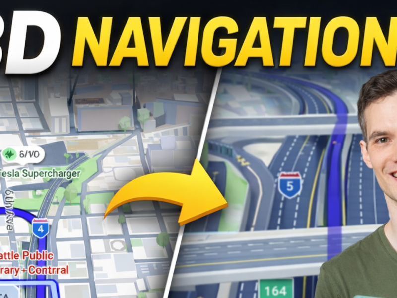 Google Maps Just Changed Driving Forever (New 3D&nbsp;Navigation)