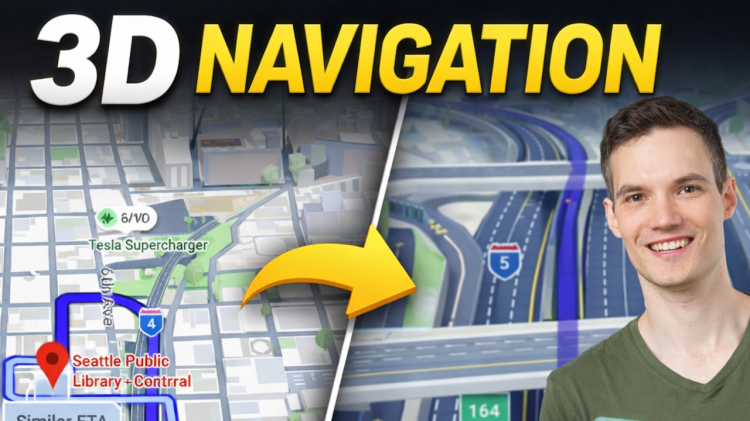 Google Maps Just Changed Driving Forever (New 3D&nbsp;Navigation)