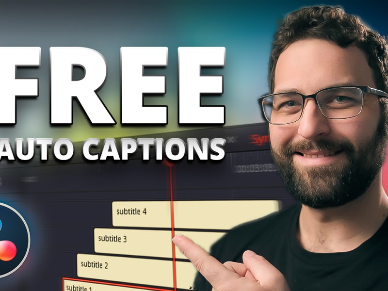 How to Auto Generate Subtitles in DaVinci Resolve (FREE&nbsp;Method)