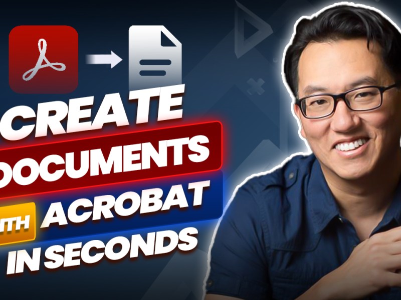 Adobe Acrobat: How to Use AI for Document Creation&nbsp;(2026)
