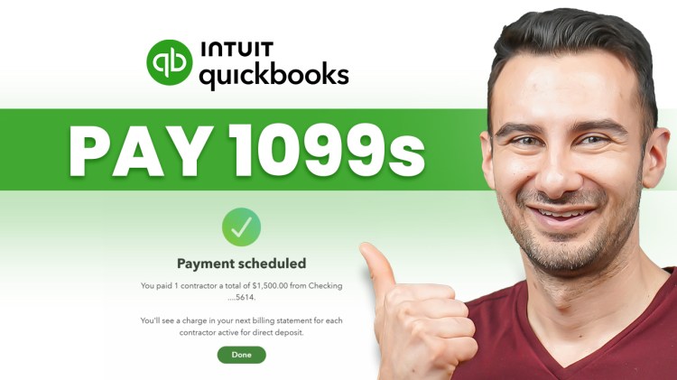 How to Pay 1099 Contractors in QuickBooks Online&nbsp;(2026)