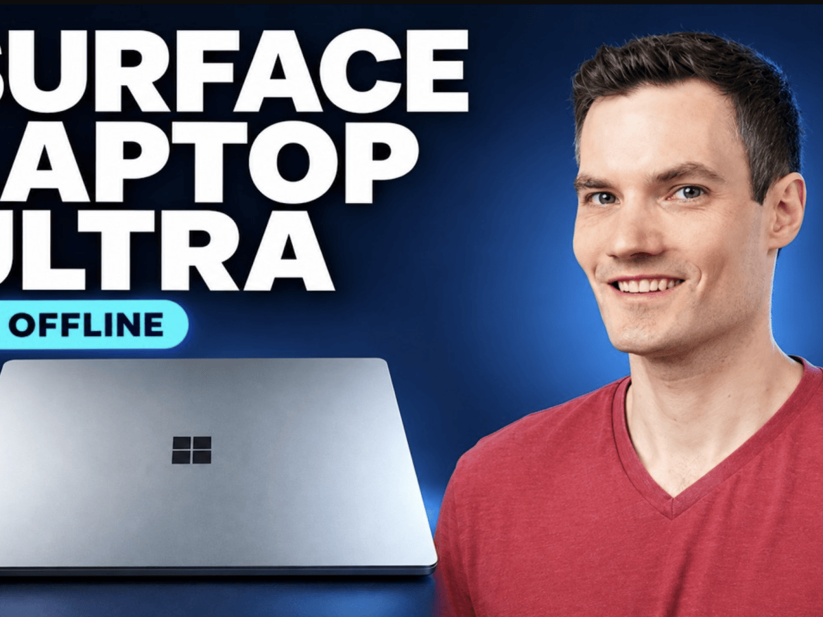 Surface Laptop Ultra: Who Is This Actually&nbsp;For?