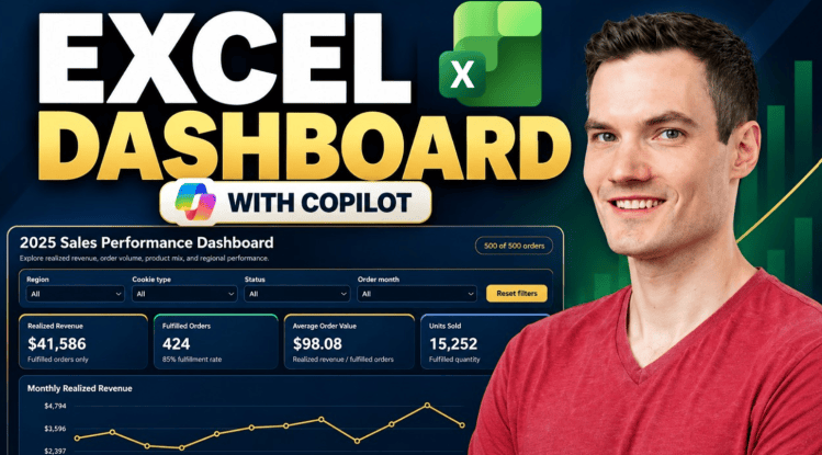 How to Create an Excel Dashboard with&nbsp;Copilot